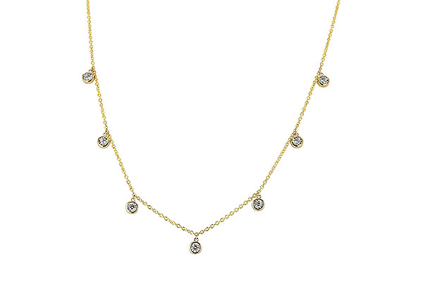 E319-26134: NECKLACE .32 TW (18")