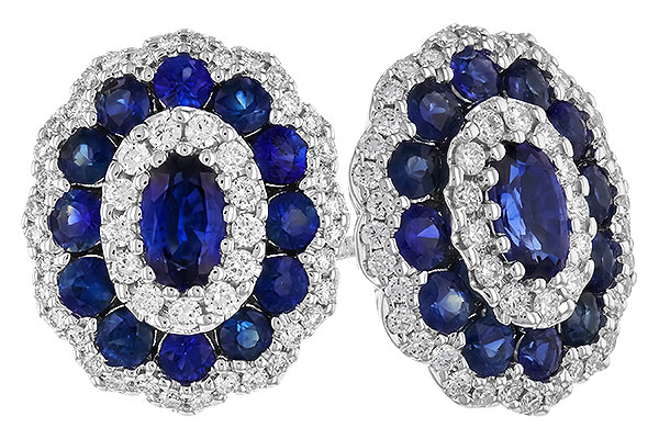 E319-27079: EARR 1.77 TW SAPPHIRE 2.24 TGW (5x3MM SAPP)