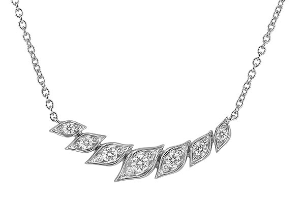 E320-09761: NECKLACE .36 TW