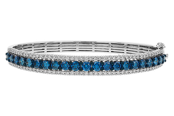 E320-14334: BANGLE 4.05 BLUE DIAS 5.50 TW