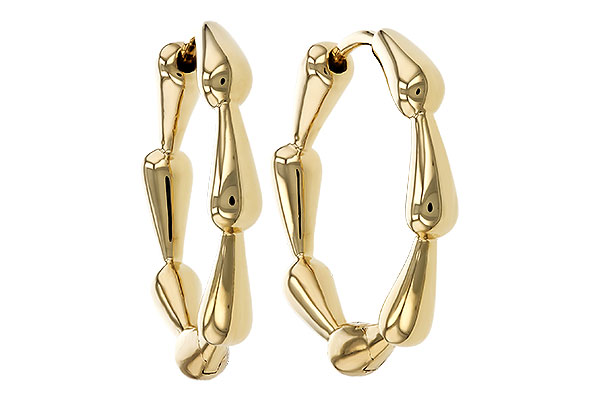 E320-15234: GOLD EARRINGS (21MM)