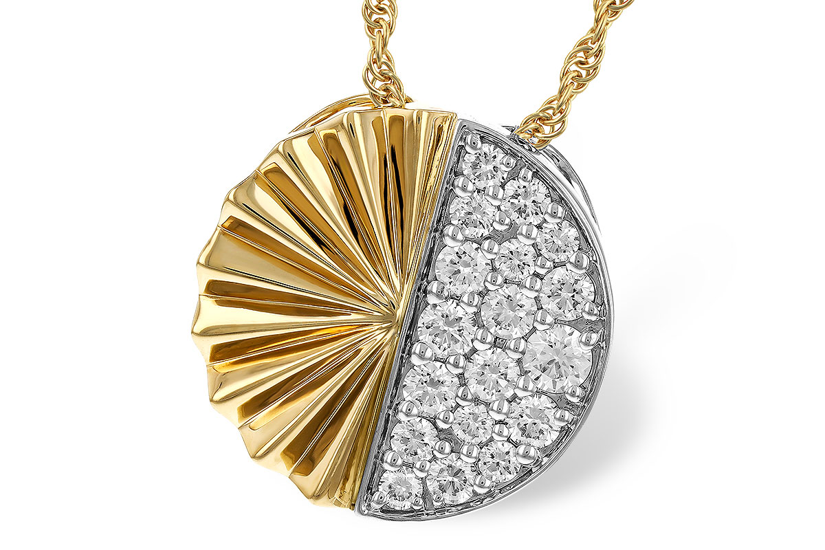 E320-16097: NECKLACE .50 TW