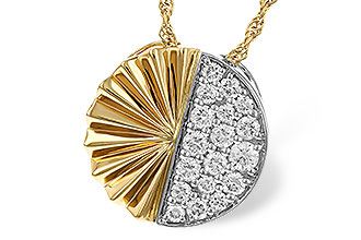 E320-16097: NECKLACE .50 TW