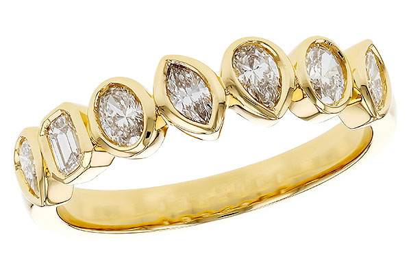 E320-16179: LDS DIA WED RG .62 TW FANCY CUT DIAS