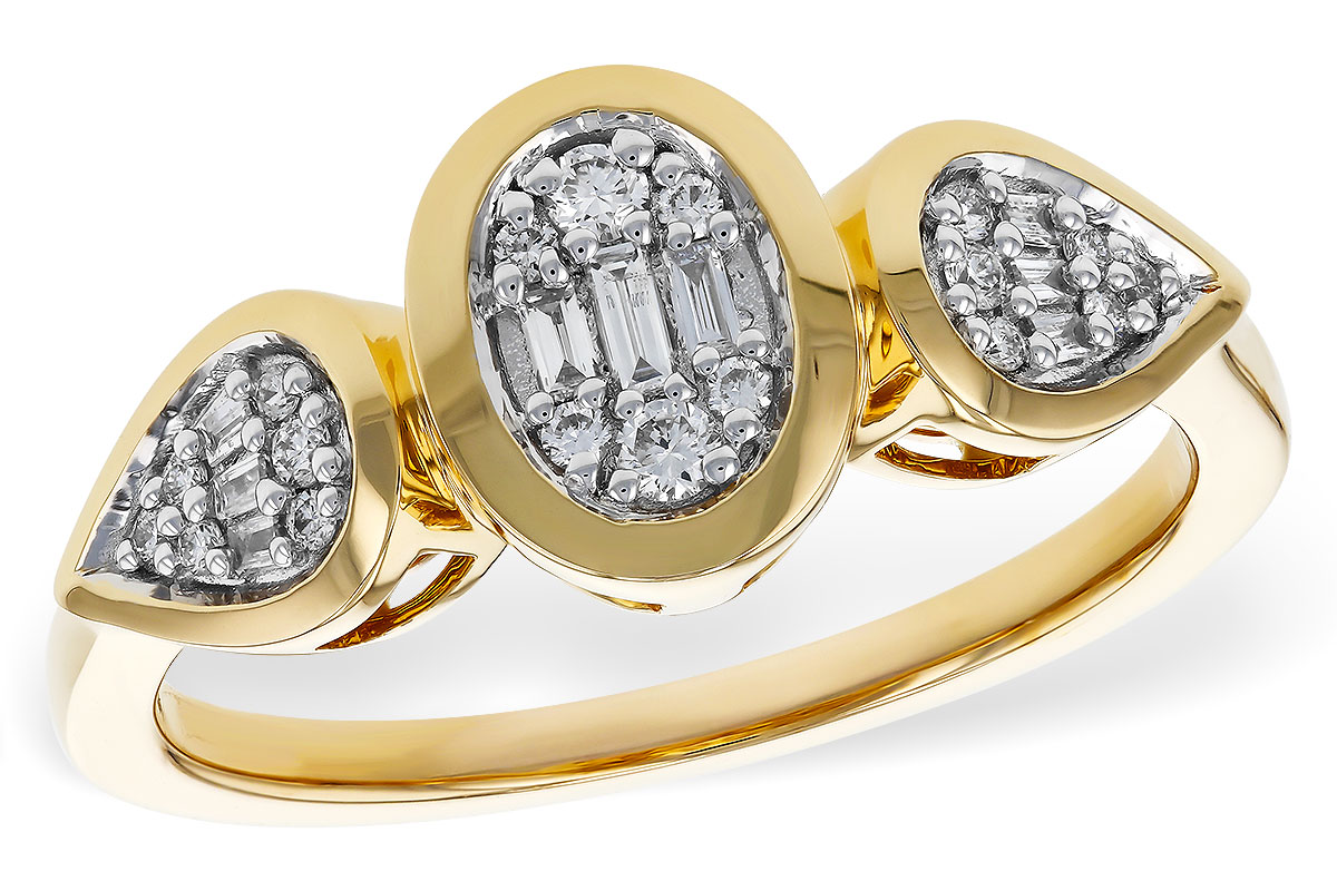 E320-17979: LDS DIA RG .07 TW BAGUETTE .17 TW