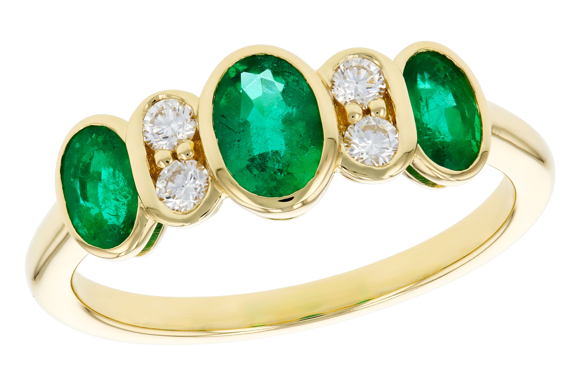 E321-03397: LDS RG .90 TW EMERALD 1.05 TGW