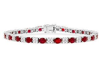 F045-56152: BRACELET 7.10 RUBY 7.92 TGW