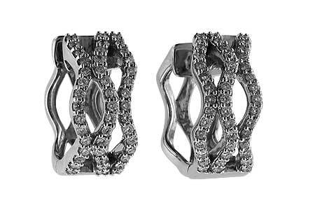 F045-63452: EARRINGS .50 TW