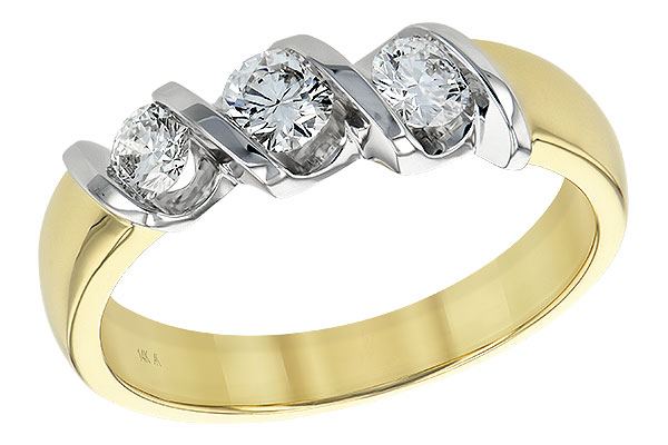 F138-34288: LDS WED RING .20 BR .50 TW