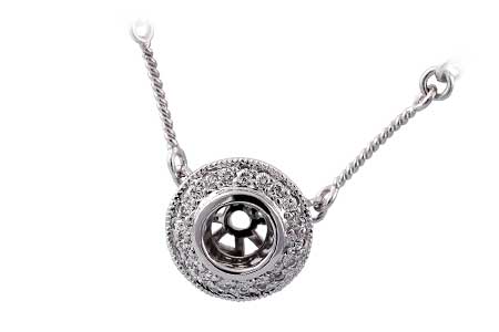 F141-97052: SEMI-NECKLACE .16 TW