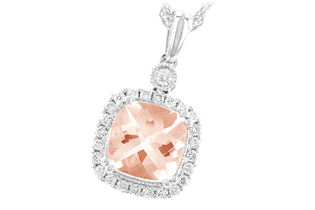 F231-93415: NECK 1.09 MORGANITE 1.26 TGW (7MM MORG)