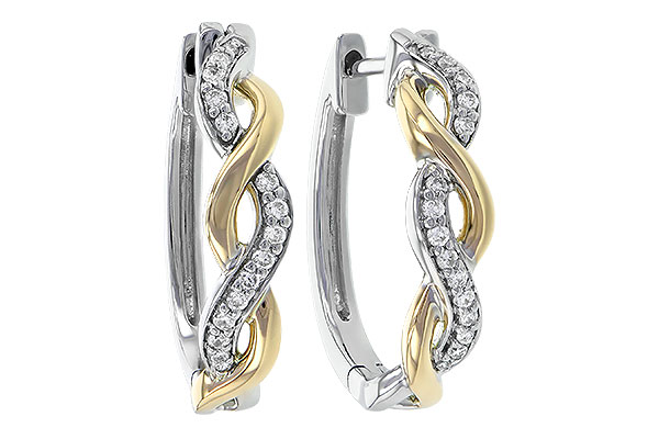 F234-64352: EARRINGS .15 TW