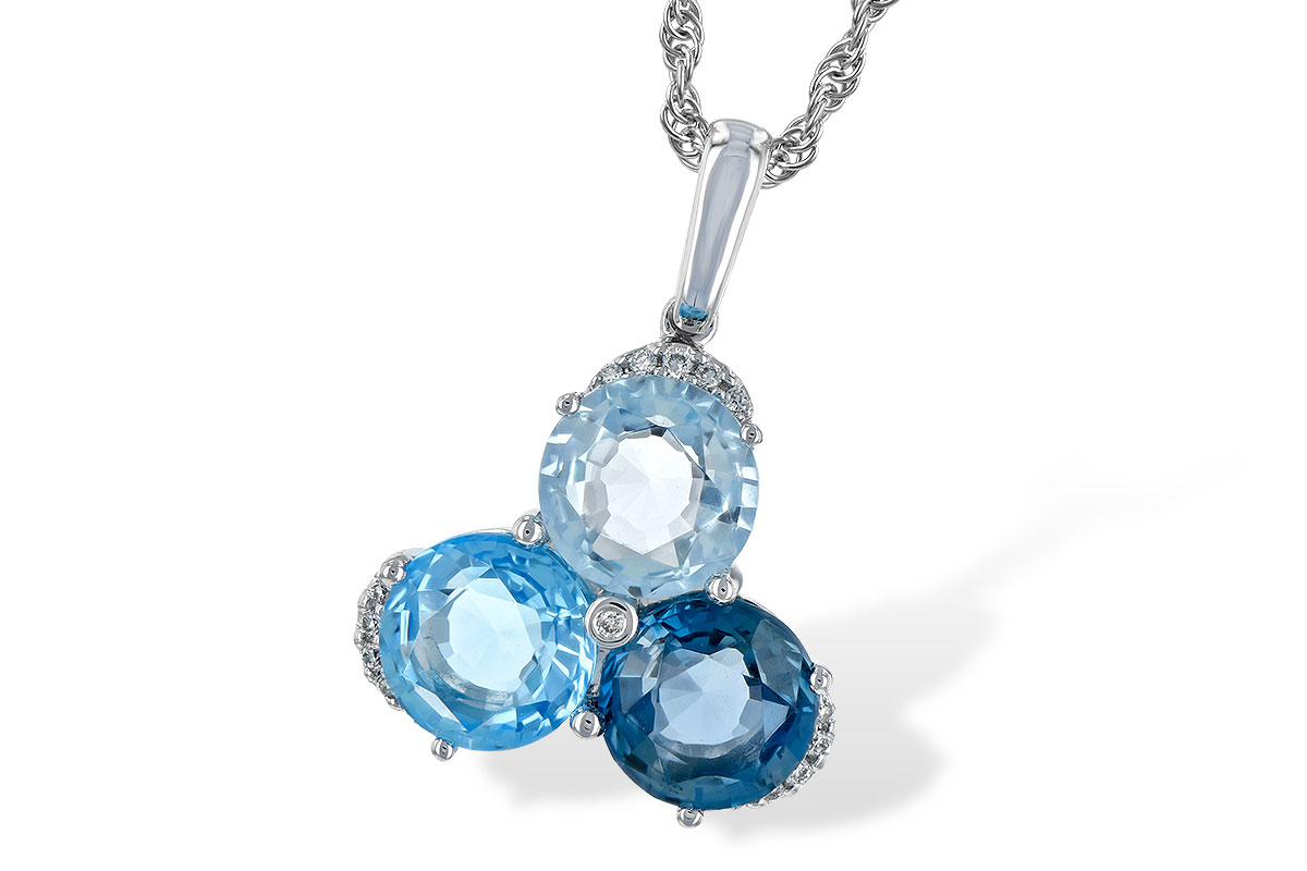 F234-65270: NECK 4.01 BLUE TOPAZ 4.06 TGW