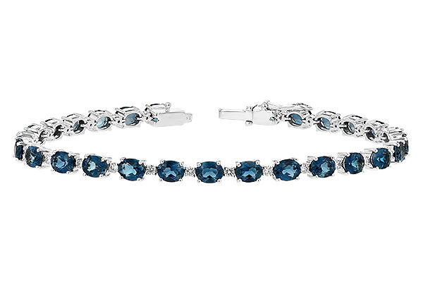 F234-66106: BRACELET 8.97 LONDON BLUE TPZ 9.55 TGW