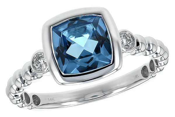 F234-66152: LDS RG 1.57 BLUE TOPAZ 1.65 TGW