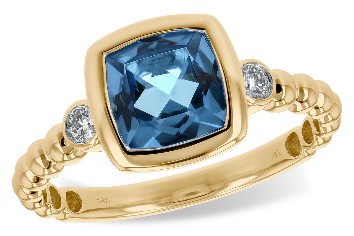 F234-66152: LDS RG 1.57 BLUE TOPAZ 1.65 TGW