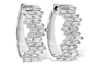 F235-59806: EARR .70 TW BAGUETTE DIAS