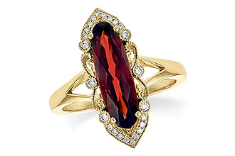 F235-60706: LDS RG 2.58 GARNET 2.70 TGW