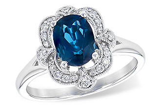 F318-34306: LDS RG 1.35 LONDON BLUE TOPAZ 1.50 TGW