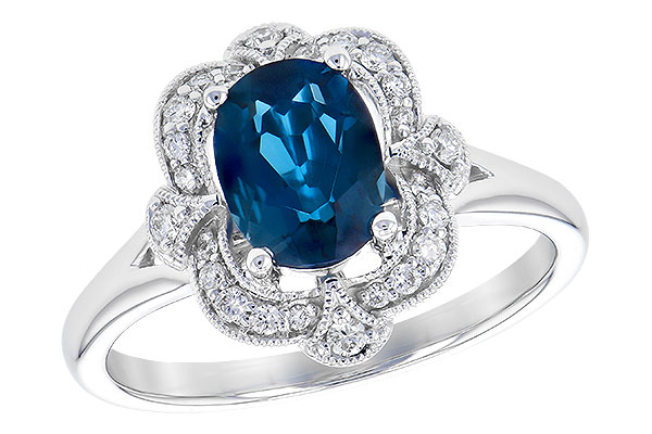 F318-34306: LDS RG 1.35 LONDON BLUE TOPAZ 1.50 TGW