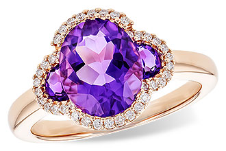F319-19752: LDS RG 2.44 TW AMETHYST 2.60 TGW