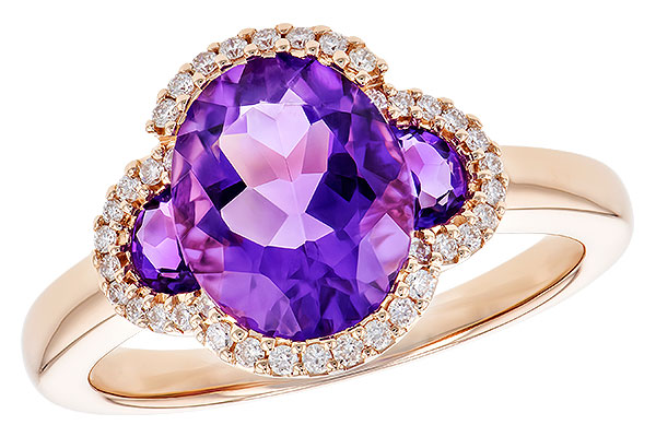 F319-19752: LDS RG 2.44 TW AMETHYST 2.60 TGW