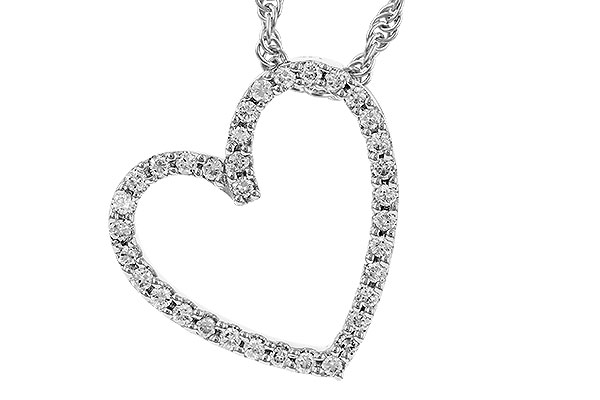 F319-22497: NECKLACE .12 TW