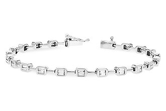 F319-23406: BRACELET .90 TW BAGUETTE