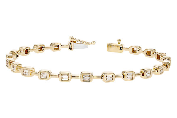 F319-23406: BRACELET .90 TW BAGUETTE