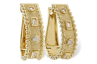 F319-25234: EARRINGS .09 BAG .18 TW
