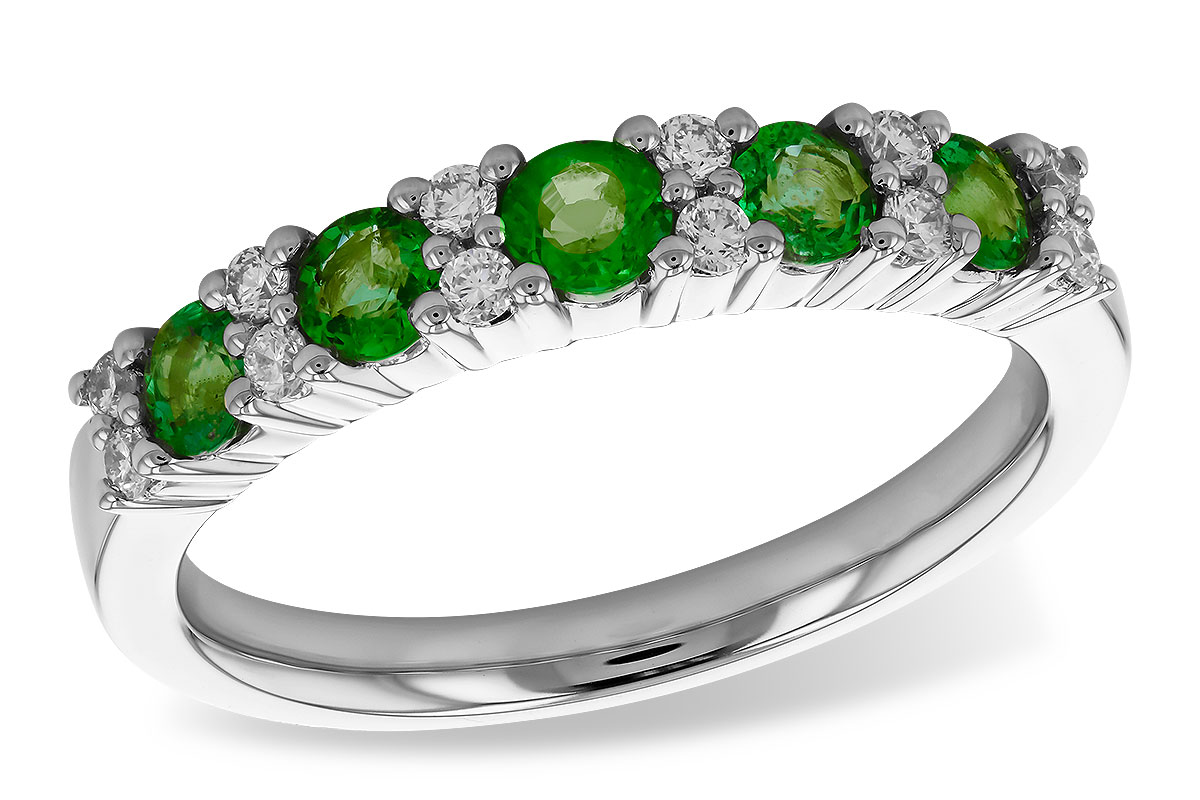 F319-26161: LDS WED RG .55 EMERALD .72 TGW