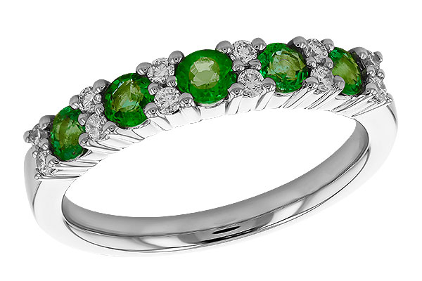 F319-26161: LDS WED RG .55 EMERALD .72 TGW