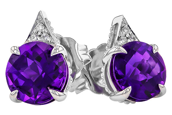 F319-27070: EARR 1.33 TW AMETHYST 1.35 TGW (6MM RD)