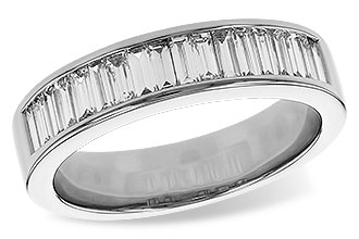 F320-09797: LDS DIA WED RG .70 TW BAGUETTES
