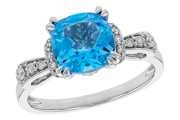 F320-13434: LDS RG 2.48 BLUE TOPAZ 2.70 TGW (8MM BT)