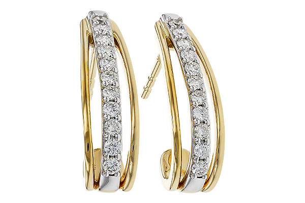 F320-17006: EARRINGS .40 TW