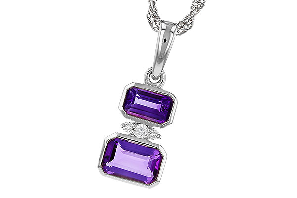 F320-17943: NECK .72 TW AMETHYST .75 TGW