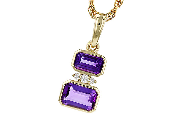 F320-17943: NECK .72 TW AMETHYST .75 TGW