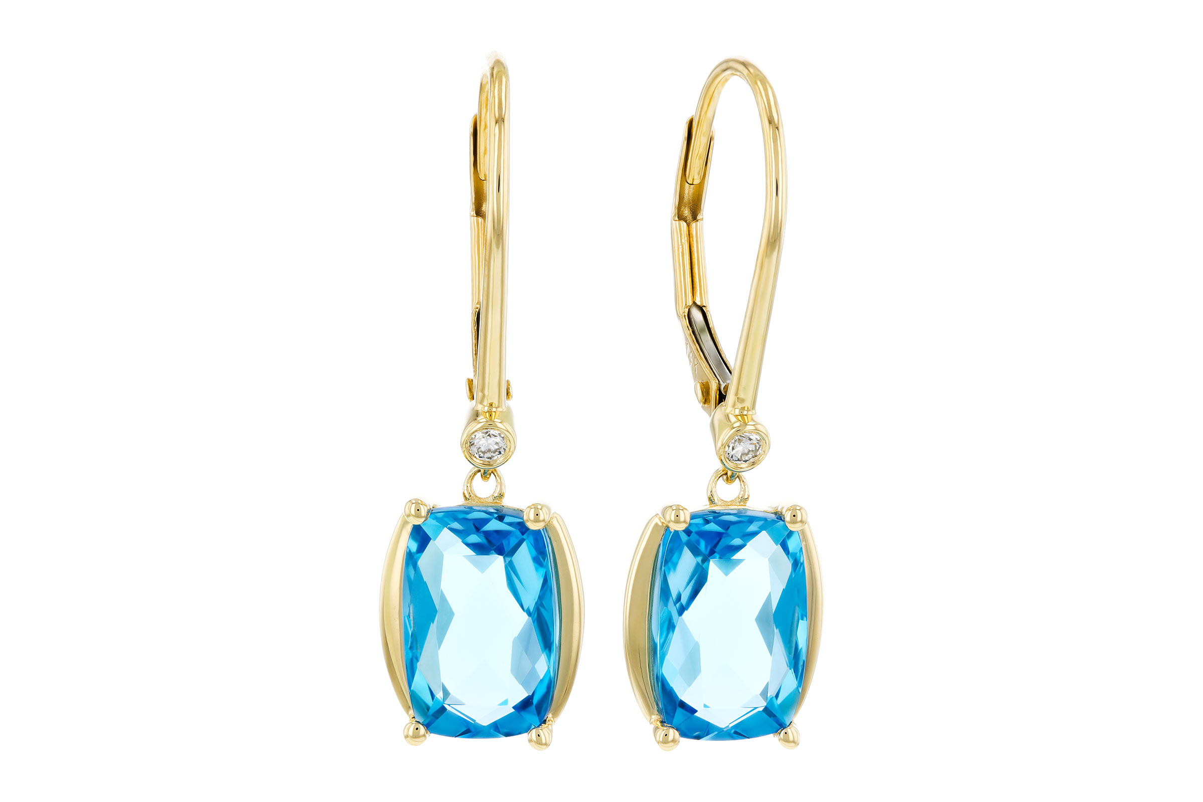 F321-02479: EARRINGS 3.82 TW BLUE TOPAZ 3.85 TGW (9x6MM BT)