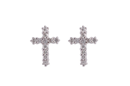G045-62515: EARRINGS .15 TW