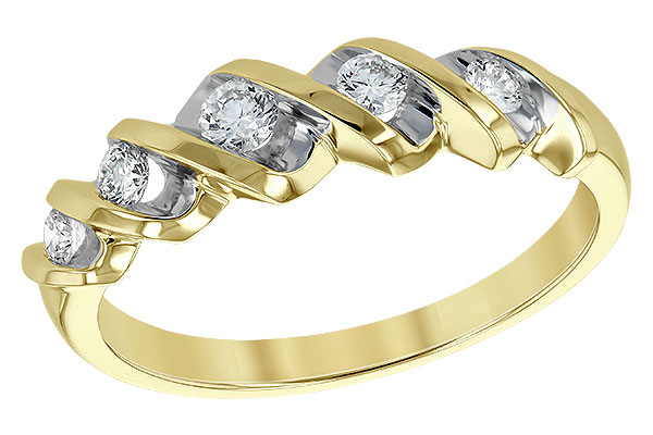 G138-33452: LDS WED RING .25 TW
