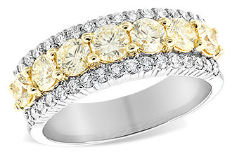G233-76170: LDS DIA WED RG 1.20 YELLOW DIA 1.64 TW