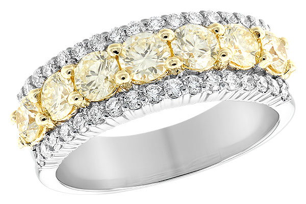 G233-76170: LDS DIA WED RG 1.20 YELLOW DIA 1.64 TW