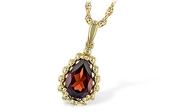 G234-67988: NECKLACE 1.38 CT GARNET