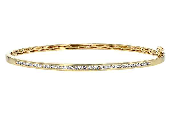 G234-68861: BANGLE BRACELET .50 TW