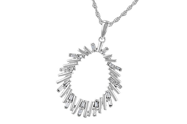 G235-59743: NECK .24 TW BAGUETTE DIAS