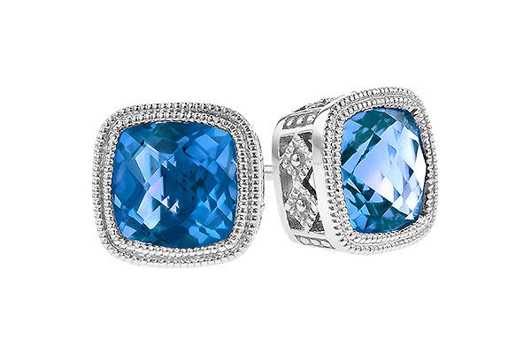G318-28824: EARR 2.20 TW BLUE TOPAZ