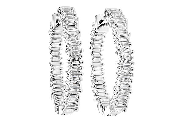 G318-33415: EARR .35 CTS TW BAGUETTE DIAS