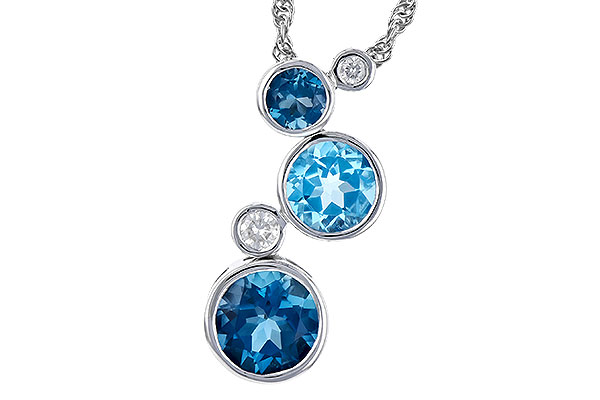 G318-34352: NECK 2.30 BLUE TOPAZ 2.40 TGW