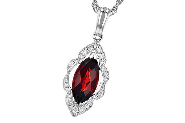 G318-35197: NECK 1.25 GARNET 1.36 TGW